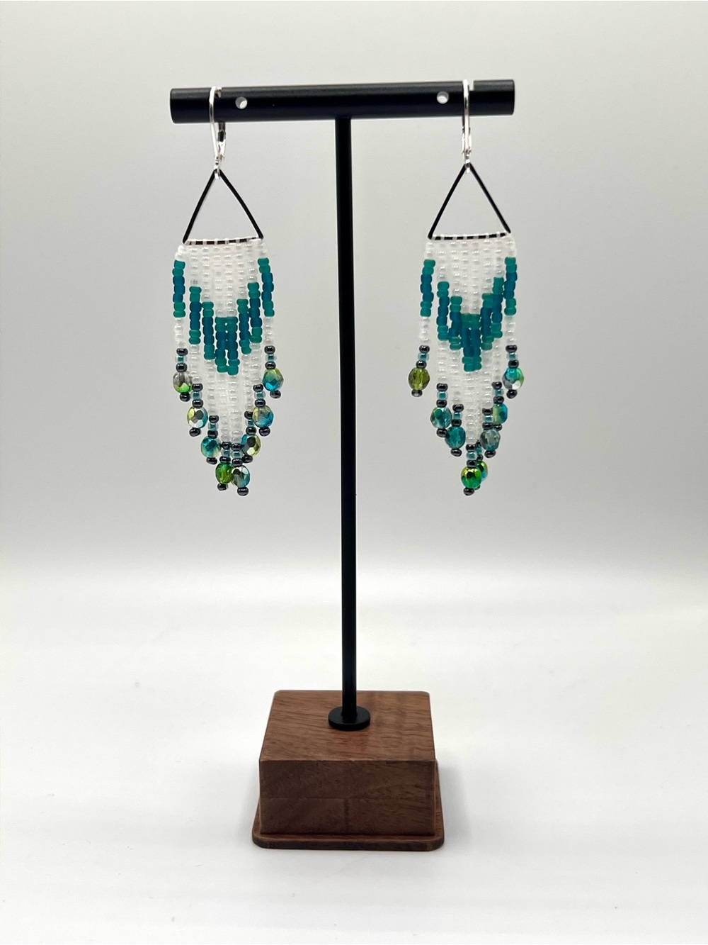 Triangle Boho Fringe Earrings